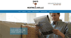 Desktop Screenshot of dansheatingandcoolingllc.com